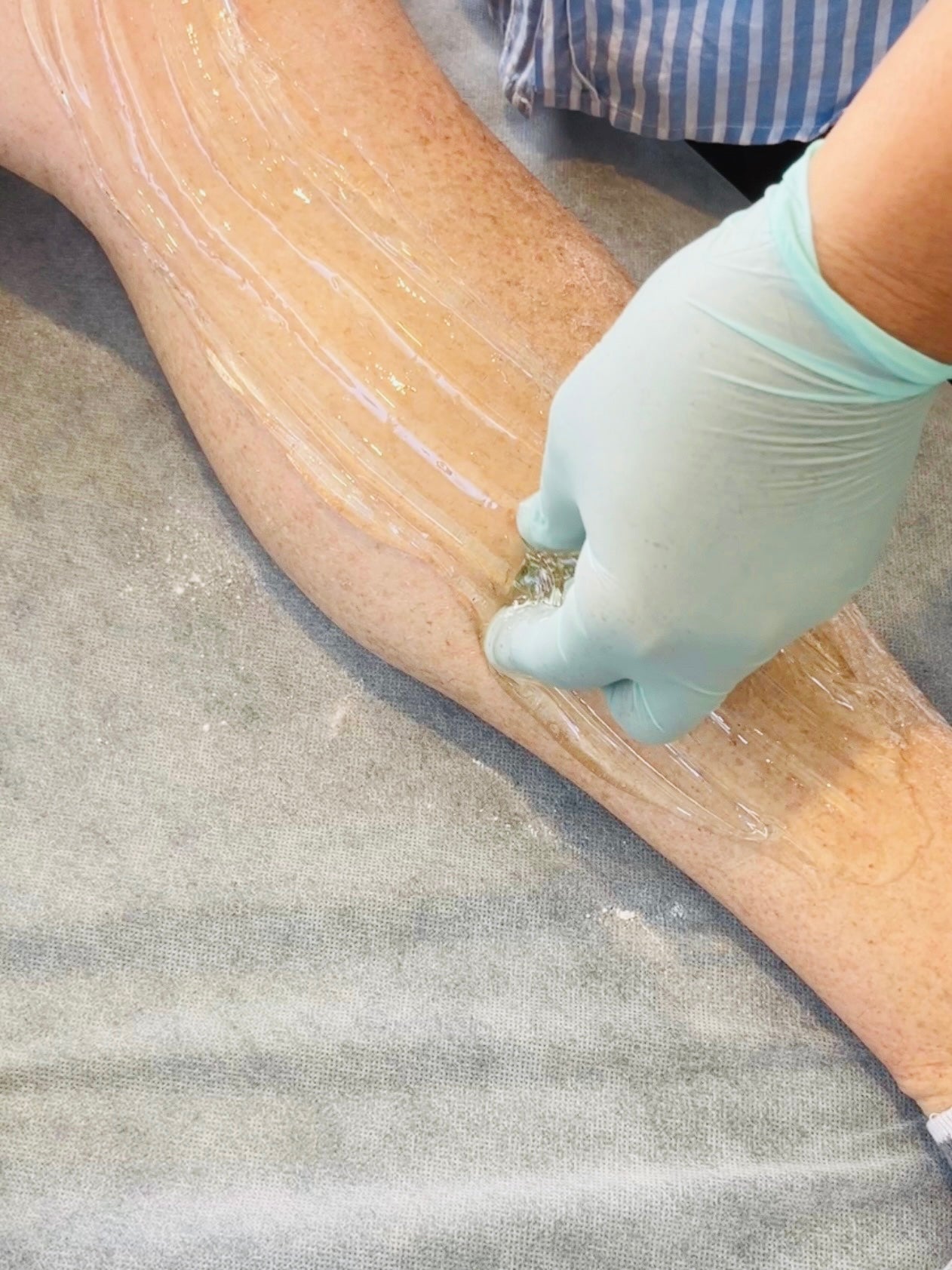 sugaring legs