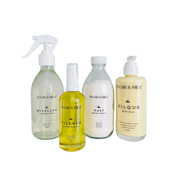 Set of body sugaring products from Sugar & Mila